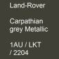 Preview: Land-Rover, Carpathian grey Metallic, 1AU / LKT / 2204.